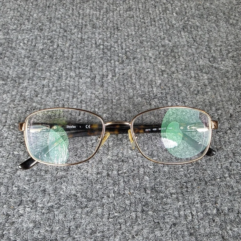 Sferoflex Eyeglasses Frame 2570-488 Unisex Brown Tortoise Full Rim 54-17-140